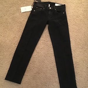 WOMEMS rag & bone black jeans size 24